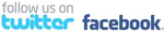 follow us on twitter and facebook